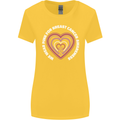 Breast Cancer Awareness I Wear Pink Womens Wider Cut T-Shirt Yellow
