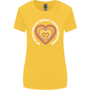 Breast Cancer Awareness I Wear Pink Womens Wider Cut T-Shirt Yellow