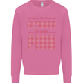 Breast Cancer Awareness In October Pink Mens Sweatshirt Jumper Azalea