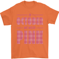 Breast Cancer Awareness In October Pink Mens T-Shirt 100% Cotton Orange