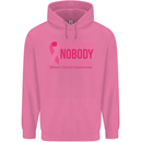 Breast Cancer Awareness Nobody Fights Alone Childrens Kids Hoodie Azalea