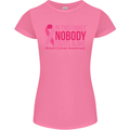 Breast Cancer Awareness Nobody Fights Alone Womens Petite Cut T-Shirt Azalea
