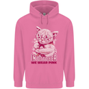 Breast Cancer Awareness October Cat Childrens Kids Hoodie Azalea