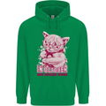 Breast Cancer Awareness October Cat Childrens Kids Hoodie Irish Green