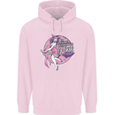 Breast Cancer Awareness Witch Halloween Childrens Kids Hoodie Light Pink