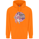 Breast Cancer Awareness Witch Halloween Childrens Kids Hoodie Orange