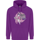 Breast Cancer Awareness Witch Halloween Childrens Kids Hoodie Purple