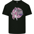 Breast Cancer Awareness Witch Halloween Kids T-Shirt Childrens Black