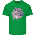 Breast Cancer Awareness Witch Halloween Kids T-Shirt Childrens Irish Green