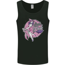 Breast Cancer Awareness Witch Halloween Mens Vest Tank Top Black