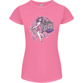 Breast Cancer Awareness Witch Halloween Womens Petite Cut T-Shirt Azalea