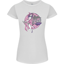 Breast Cancer Awareness Witch Halloween Womens Petite Cut T-Shirt White