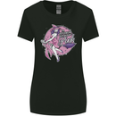 Breast Cancer Awareness Witch Halloween Womens Wider Cut T-Shirt Black