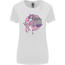 Breast Cancer Awareness Witch Halloween Womens Wider Cut T-Shirt White