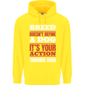Breed Doesn't Define a Dog Actions Do Childrens Kids Hoodie Yellow
