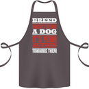 Breed Doesn't Define a Dog Actions Do Cotton Apron 100% Organic Dark Grey