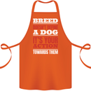 Breed Doesn't Define a Dog Actions Do Cotton Apron 100% Organic Orange