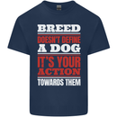 Breed Doesn't Define a Dog Actions Do Kids T-Shirt Childrens Navy Blue