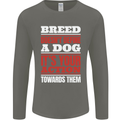 Breed Doesn't Define a Dog Actions Do Mens Long Sleeve T-Shirt Charcoal