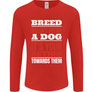 Breed Doesn't Define a Dog Actions Do Mens Long Sleeve T-Shirt Red