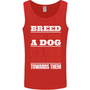 Breed Doesn't Define a Dog Actions Do Mens Vest Tank Top Red