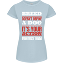 Breed Doesn't Define a Dog Actions Do Womens Petite Cut T-Shirt Light Blue