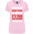 Breed Doesn't Define a Dog Actions Do Womens Wider Cut T-Shirt Light Pink