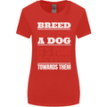 Breed Doesn't Define a Dog Actions Do Womens Wider Cut T-Shirt Red