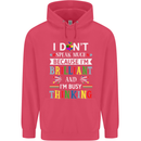 Brilliant & Busy Thinking Autism Autistic Childrens Kids Hoodie Heliconia