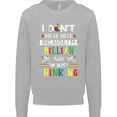 Brilliant & Busy Thinking Autism Autistic Kids Sweatshirt Jumper Sports Grey