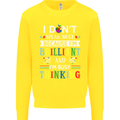 Brilliant & Busy Thinking Autism Autistic Kids Sweatshirt Jumper Yellow