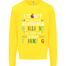 Brilliant & Busy Thinking Autism Autistic Kids Sweatshirt Jumper Yellow