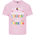 Brilliant & Busy Thinking Autism Autistic Kids T-Shirt Childrens Light Pink