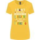 Brilliant & Busy Thinking Autism Autistic Womens Wider Cut T-Shirt Yellow