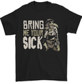Bring Me Your Sick Plague Doctor Mens T-Shirt Cotton Gildan Black