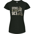 Bring Me Your Sick Plague Doctor Womens Petite Cut T-Shirt Black