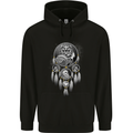 Bring the Nightmare Tribal Owl Skull Gothic Childrens Kids Hoodie Black