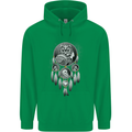 Bring the Nightmare Tribal Owl Skull Gothic Childrens Kids Hoodie Irish Green