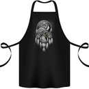 Bring the Nightmare Tribal Owl Skull Gothic Cotton Apron 100% Organic Black