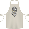 Bring the Nightmare Tribal Owl Skull Gothic Cotton Apron 100% Organic Natural