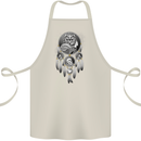 Bring the Nightmare Tribal Owl Skull Gothic Cotton Apron 100% Organic Natural