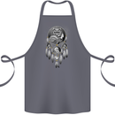 Bring the Nightmare Tribal Owl Skull Gothic Cotton Apron 100% Organic Steel