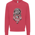 Bring the Nightmare Tribal Owl Skull Gothic Kids Sweatshirt Jumper Heliconia