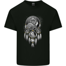 Bring the Nightmare Tribal Owl Skull Gothic Kids T-Shirt Childrens Black