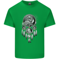Bring the Nightmare Tribal Owl Skull Gothic Kids T-Shirt Childrens Irish Green