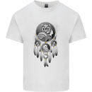 Bring the Nightmare Tribal Owl Skull Gothic Mens Cotton T-Shirt Tee Top White