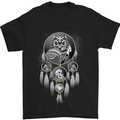 Bring the Nightmare Tribal Owl Skull Gothic Mens T-Shirt Cotton Gildan Black