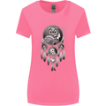 Bring the Nightmare Tribal Owl Skull Gothic Womens Wider Cut T-Shirt Azalea