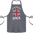 Britain Its in My DNA Funny Union Jack Flag Cotton Apron 100% Organic Steel