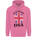 Britain Its in My DNA Funny Union Jack Flag Mens 80% Cotton Hoodie Azelea